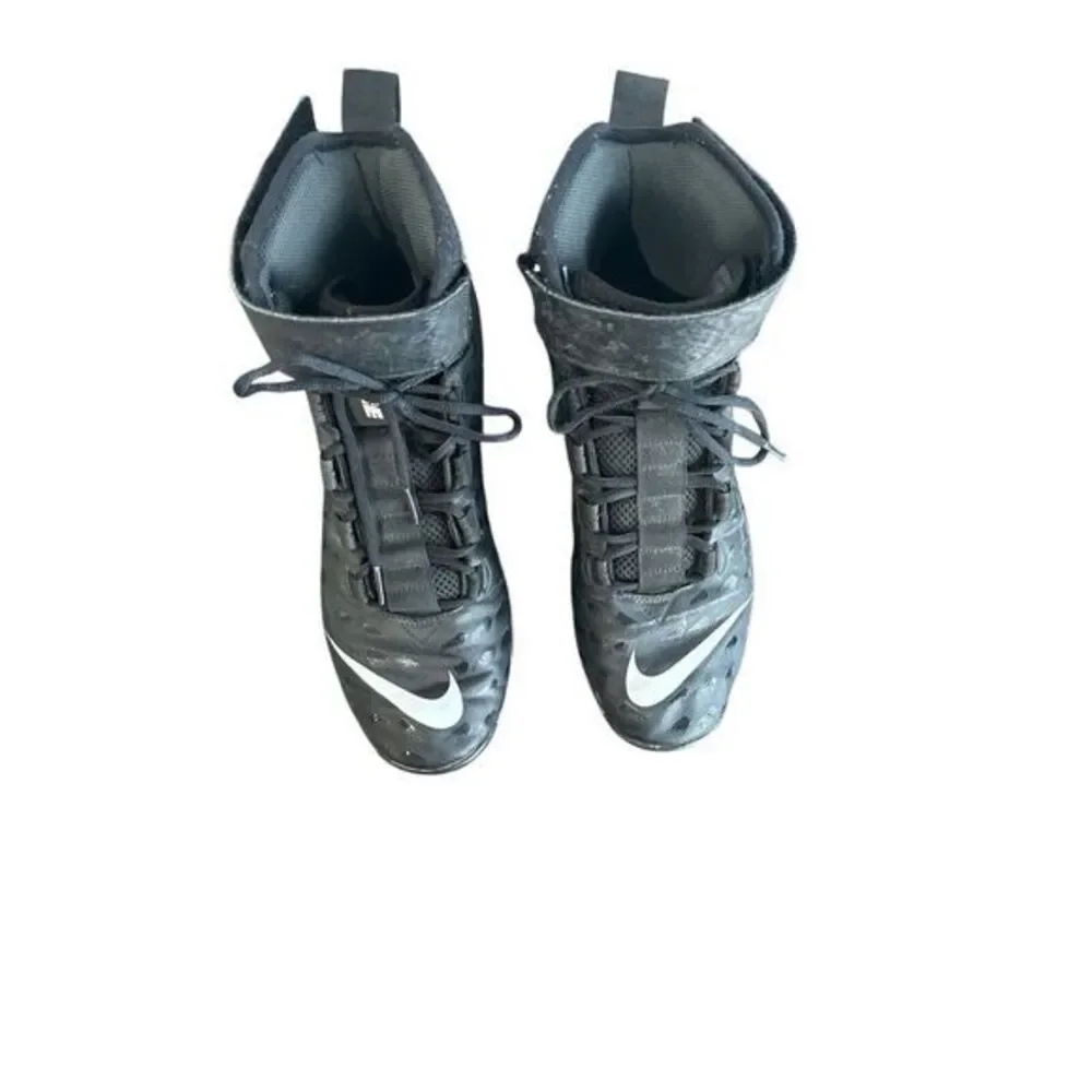 Nike Force Savage 2 Shark Men Sz 11 W‎ Football High Top Cleats Black AQ7722-001